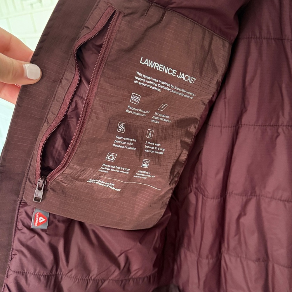 Halfdays Lawrence Ski Jacket - glazed cherry S - Picture 5 of 10